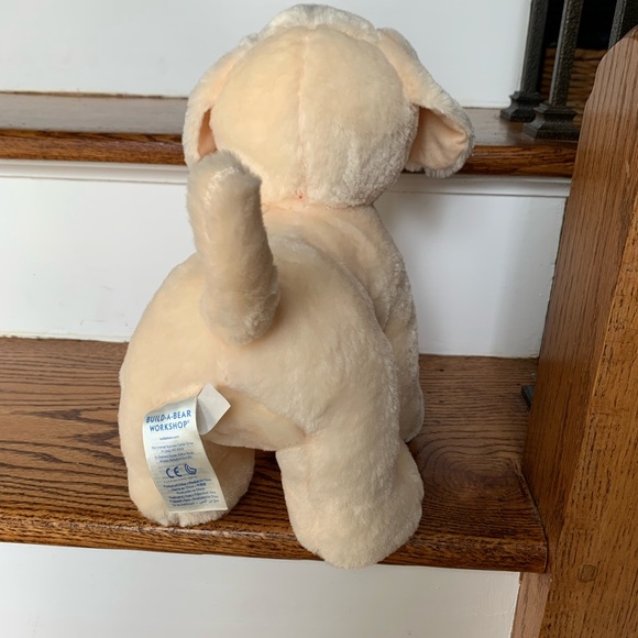 Build A Bear 12” Golden Retriever Yellow Lab Puppy Dog Plush Tongue Out - Picture 3 of 4